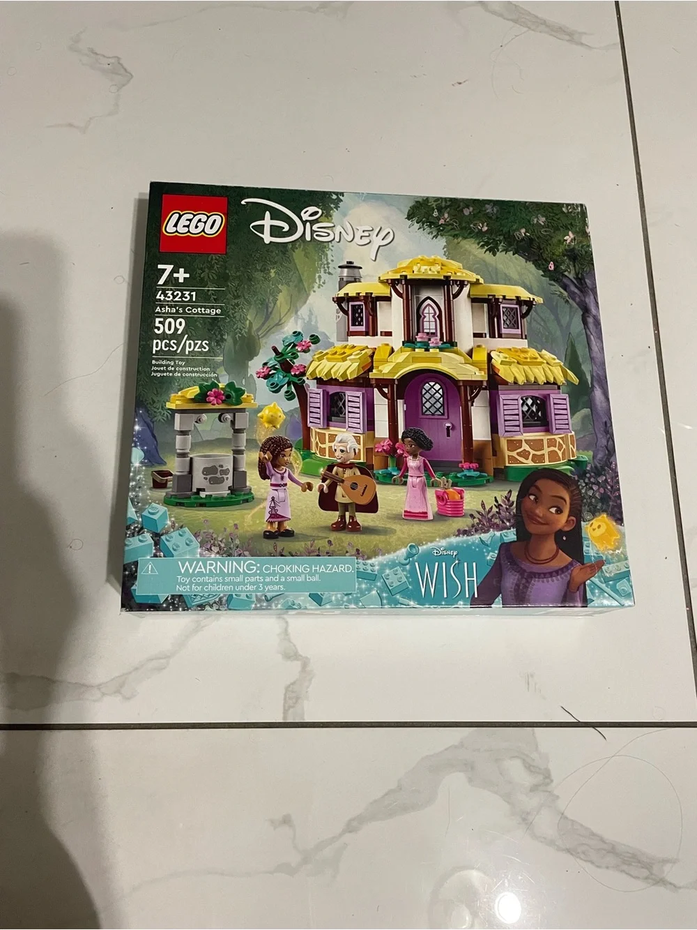 Disney LEGO Asha's Cottage Building Set - Pink, Yellow, Purple